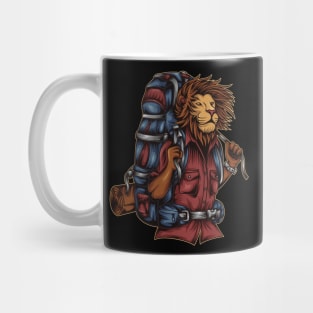 Cool lion conqueror of nature Mug